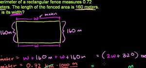 Calculate the width of a fence given its length and perimeter