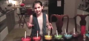 Make rainbow cupcakes
