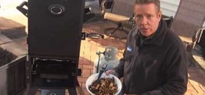 Use a gas smoker with tips from Lowe's
