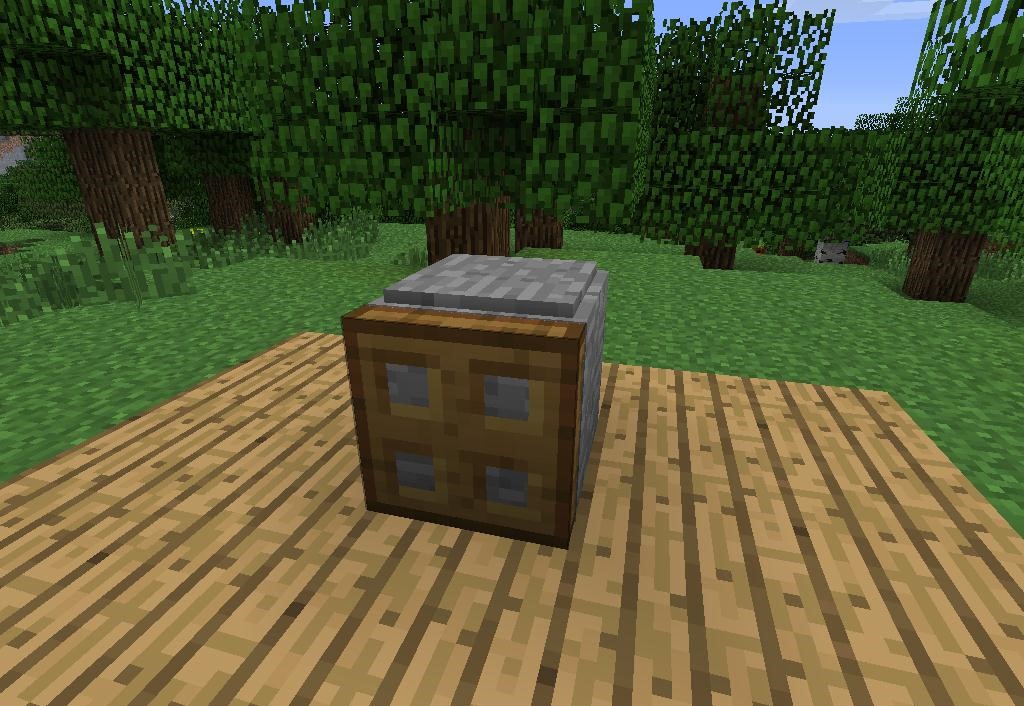 How To Make Furniture In Minecraft, How To Make Your Own Console Table In Minecraft