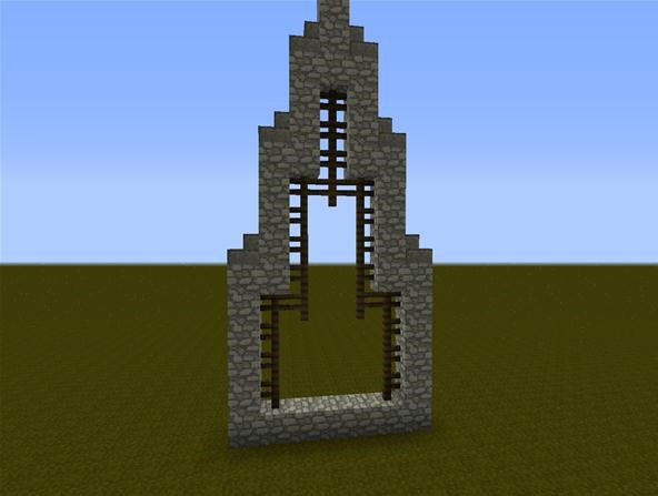 How to Make an Arched Roof in Minecraft