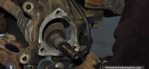 Change a vehicle's hub bearing assembly
