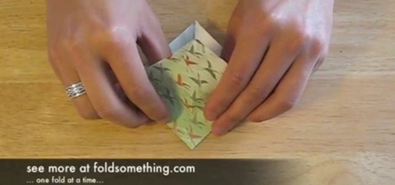 How to Fold an origami bird base « Origami WonderHowTo