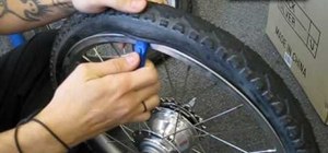 Change a tire on a folding bike