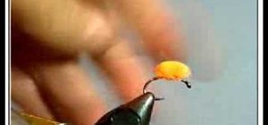 Tie the "glo bug yarn egg" for fly fishing