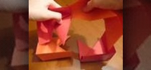 Origami a box with a lid