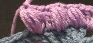 Crochet an extra puffy puff stitch
