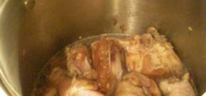 Make Filipino-style chicken adobo