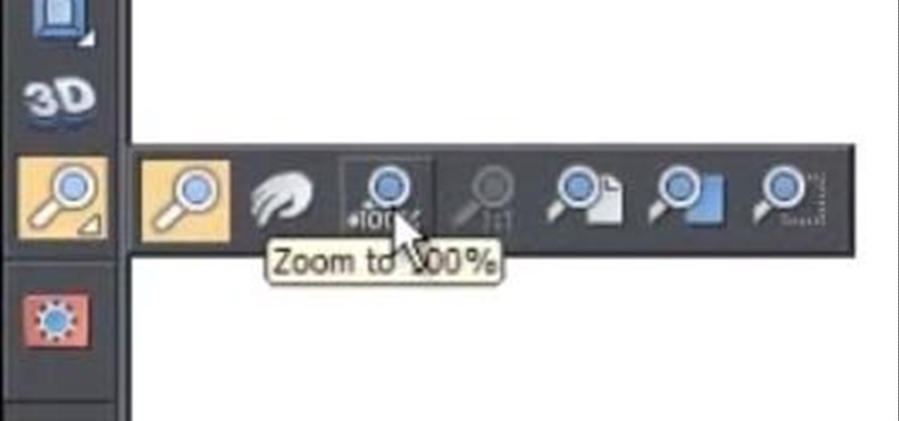 Use the Zoom and Push Tool in Xara Web Designer