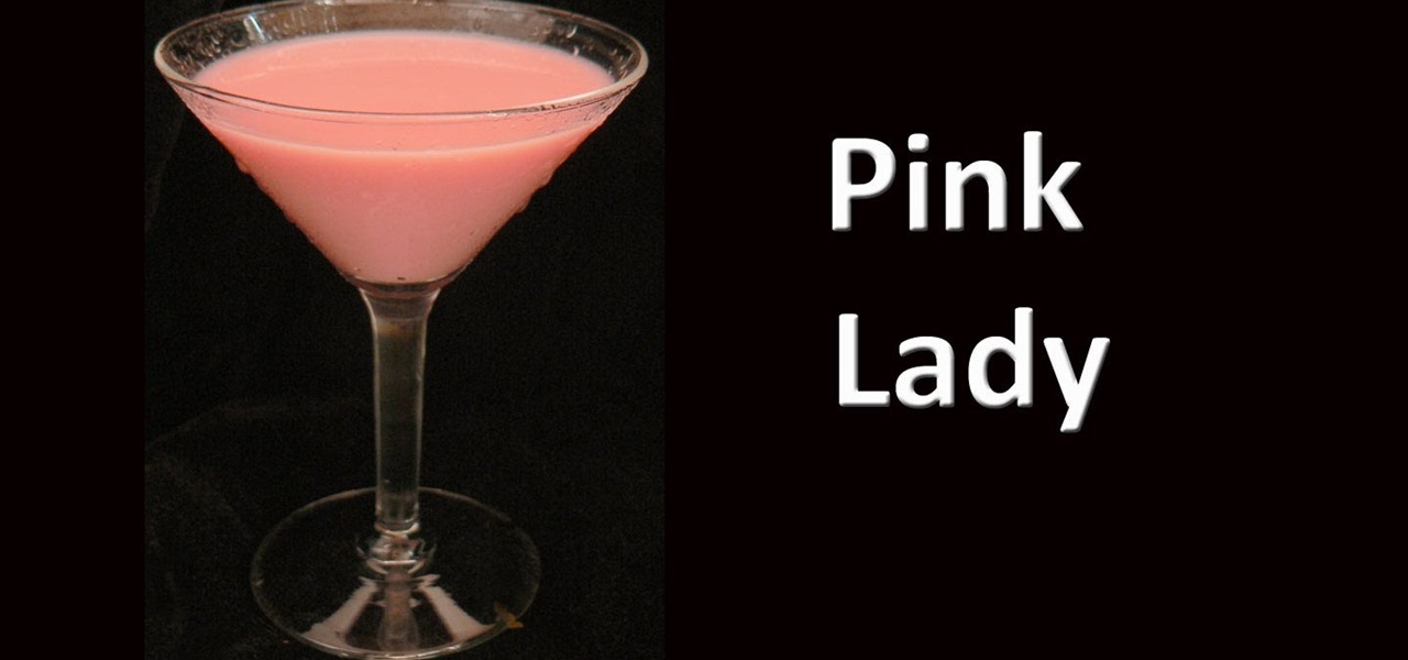 Pink lady cocktail recipe
