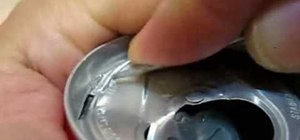 Make an alcohol stove out of a can