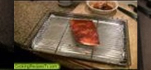 Roast salmon