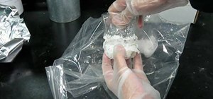 Make a desiccator bag for drying chemicals
