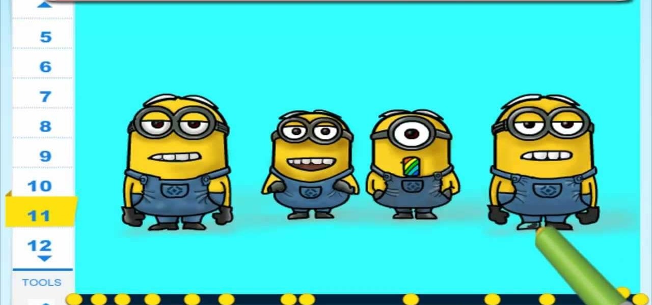Draw Minions from Despicable Me 2