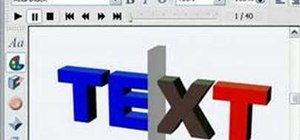Create multi colored text in Xara3D