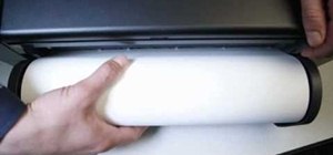 Load roll paper into the Epson Stylus Photo R1900