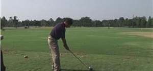 Hit a golf ball with your driver