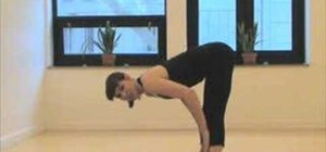 Practice the yoga super fan pose