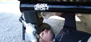 Install a hidden hitch on a 2005 Toyota Sienna