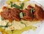 Make prosciutto-wrapped tuna with queso fresco & basil plus chile corn purée