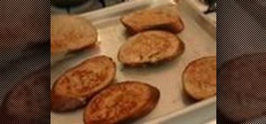 Prepare a traditional French toast breakfast