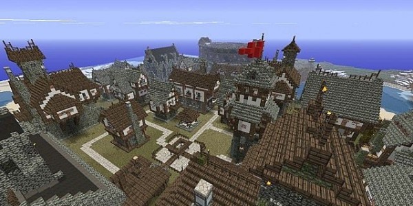 Minecraft World's Weekly Server Challenge: Buildings Throughout Time