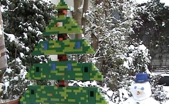 Giant Lego Christmas Tree Advent Calendar