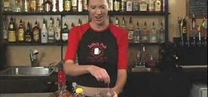 Make a hot toddy cocktail