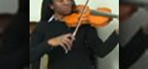 Play classic songs on the violin