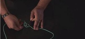Tie a cat's paw fishing knot