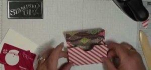 Make a mini gift card envelope with Stampin' Up!