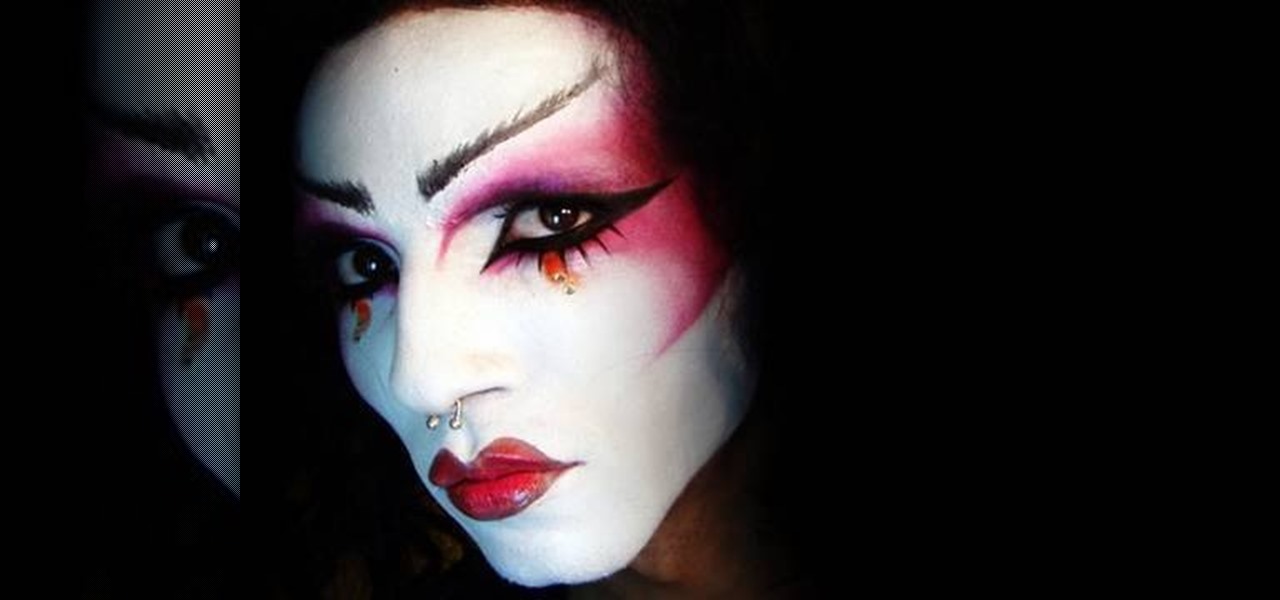 How To Create A Twisted Geisha Makeup