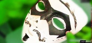 Make a super hero mask prop for a film or Halloween