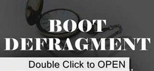 Boot up your computer faster with boot defragment