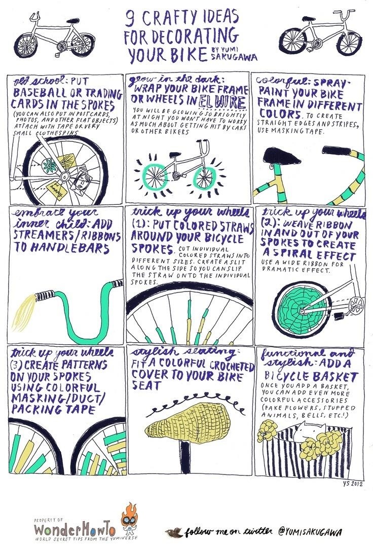 9 Crafty Ways to Pimp Your Bike