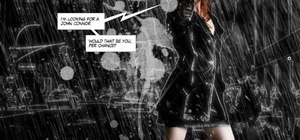 Create a Sin City/Max Payne comic effect with a twist