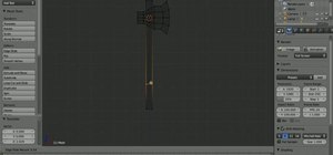 Make a 3D model of an axe in Blender 2.5