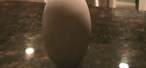 Balance a raw egg without salt