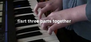 Play the music from the Pac-Man video game on piano