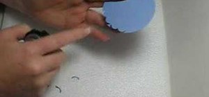 Make scalloped circles and ovals out of paper