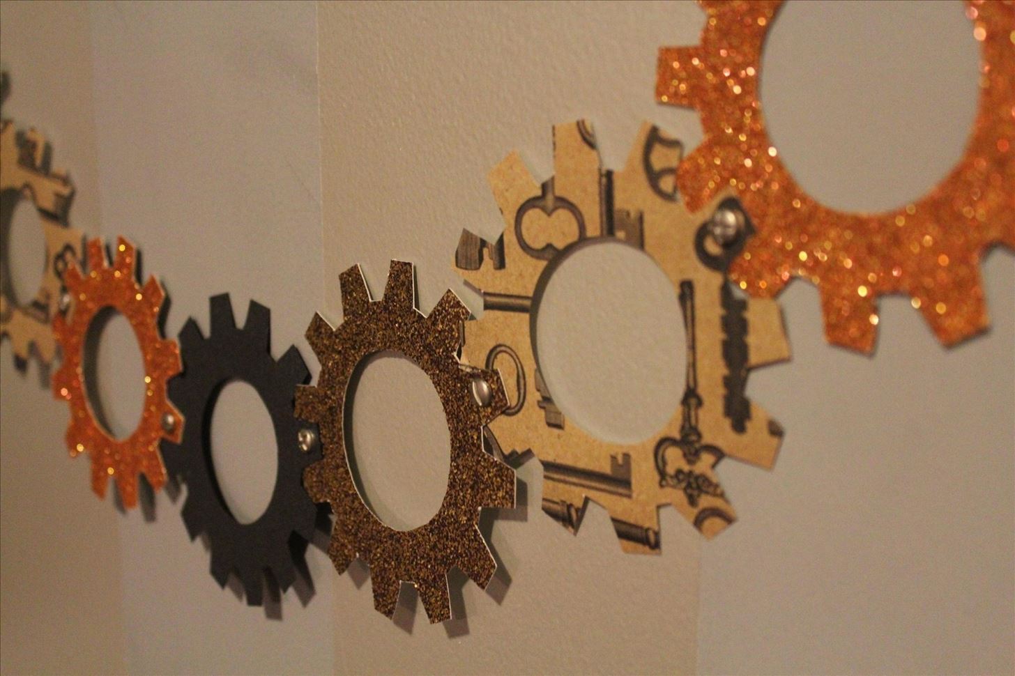 Steampunk Your Halloween Decorations with These DIY Interlocking Paper Gears