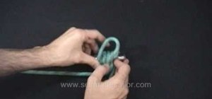 Tie an Icicle Hitch knot