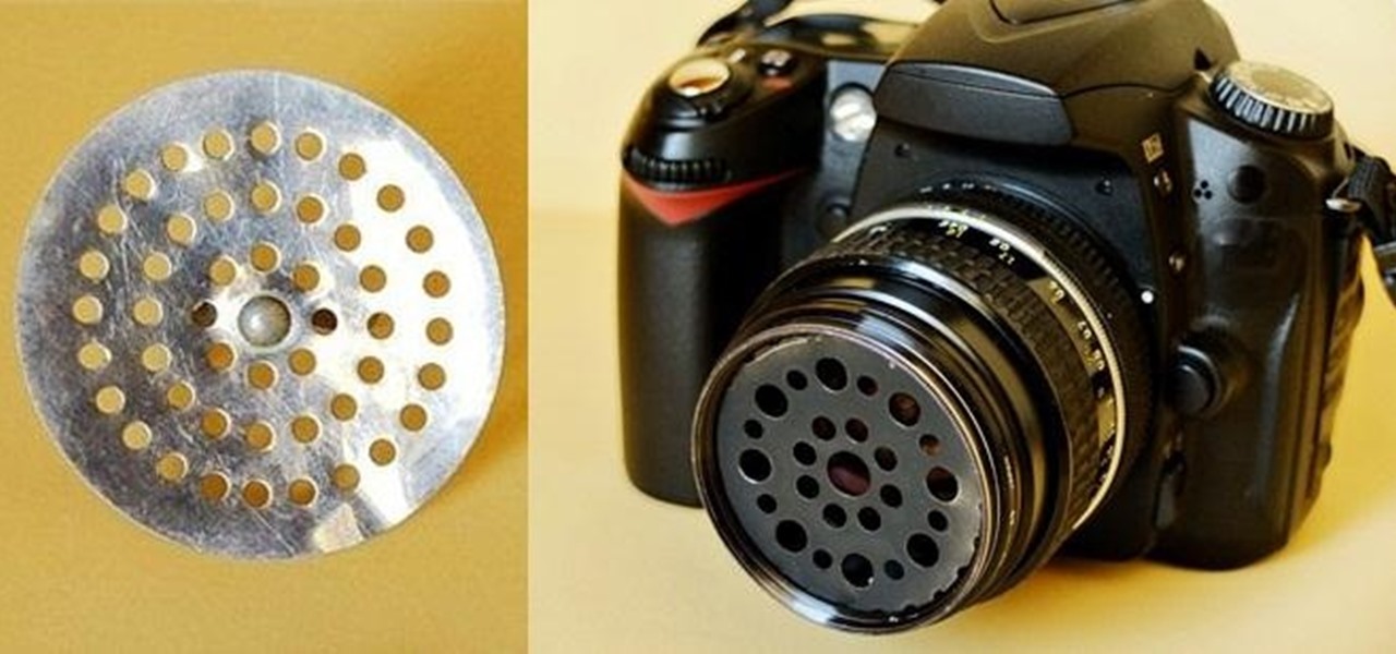 Turn a Sink Strainer into a Soft Focus Camera Lens Filter