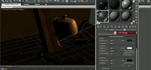 Create a wet surface effect within 3D Studio Max 2010