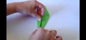 Origami a flower stem