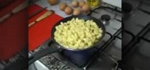 Make a  Spanish potato omelette