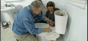 Remove and replace a toilet