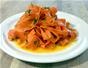 Make carrot noodles in orange-ginger glaze