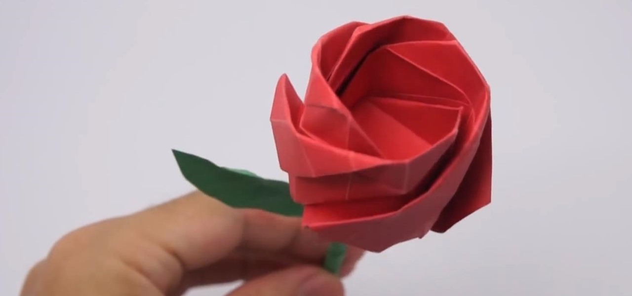 step by step origami valentines